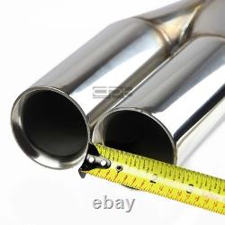 Fit 06-11 Jb 2.5 Dual Muffler Tip Stainless Steel Racing Catback Exhaust System