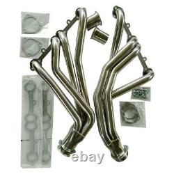 Fit 67-77 Action Line Sbc V8 Stainless Racing Manifold Long Tube Header/Exhaust