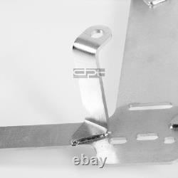 Fit 97-06 Wrangler Tj Nrg Tensile Stainless Steel Racing Seat Mount Bracket Rail