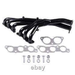 Fit For 2001-2005 Lexus IS300 Black Exhaust Header 3.0L Stainless Steel Racing
