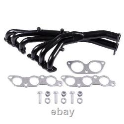 Fit For 2001-2005 Lexus IS300 Black Exhaust Header 3.0L Stainless Steel Racing M