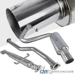 Fits 05-10 Scion tC Chrome Polished Stainless Steel Catback Exhaust Muffler