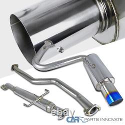 Fits 2005-2010 Scion tC 2.5 Inlet Burnt Tip Catback Exhaust System US Stock