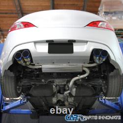 Fits 2009-2014 Genesis Coupe 2.0T Burnt Tip SS Catback Exhaust Muffler System