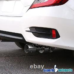 Fits 2016-2021 Civic 1.5L Turbo Stainless Racing Catback Exhaust Muffler System