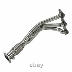 Fits 91-99 Mitsubishi 3000Gt Sl Base V6 Non-Turbo Stainless Steel Racing Header