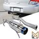 Fits Subaru 02-07 Impreza Wrx S/s Burnt Tip 4.5 Catback Exhaust Muffler System