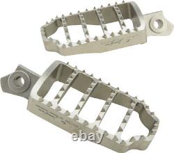 Fly Racing Extended Stainless Steel Footpegs Suzuki 2010-2022 RM-Z250 RM-Z450