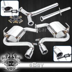 For 02-06 R53 Mini Cooper S T304 Dual Tip Stainless Steel Catback Exhaust System