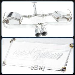 For 02-06 R53 Mini Cooper S T304 Dual Tip Stainless Steel Catback Exhaust System