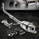 For 02-07 Wrx/sti Gd/gg 4.5 Burnt Tip Racing Turbo Catback+down+up Pipe Exhaust