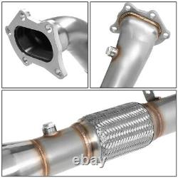 For 02-07 Wrx/sti Gd/gg 4.5 Burnt Tip Racing Turbo Catback+down+up Pipe Exhaust