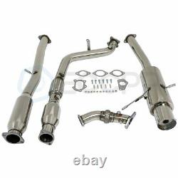 For 02-07 Wrx/sti Gd/gg Ej 4.5tip Racing Turboback/catback+down+up Pipe Exhaust