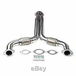 For 03-07 350z Z33/g35 V35 Vq35de Racing Downpipe+Y-Pipe Exhaust+Exhaust Header