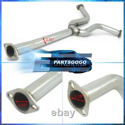 For 04-08 Nissan Maxima Stainless Catback Exhaust 4 Dual Muffler Tip 2.25 Pipe