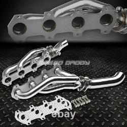 For 04-10 Ford F150 5.4 Stainless Steel Racing Header Exhaust Manifold+mid Pipe