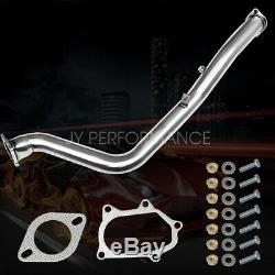 For 08-15 Wrx/sti Ge/05-09 Legacy Gt Ej Stainless Racing Turbo Downpipe Exhaust