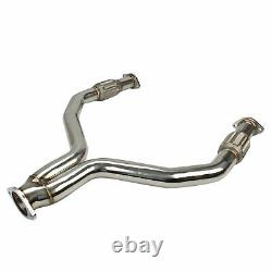 For 08-16 370z Z34/g37 V36 Vq37vhr Stainless Racing X/y-pipe/pipe Exhaust