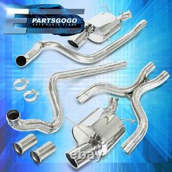 For 11-14 Mustang GT 5.0 V8 Coyote Boss 302 Catback Exhaust System + 5 Dual Tip