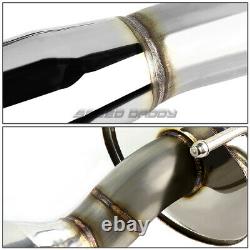 For 12-15 Honda CIVIC Coupe Fg3/fg4 4 Oval Muffler Tip Racing Catback Exhaust