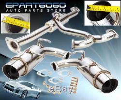 For 13-16 Subaru Brz Scion Frs Toyota 86 Dual 4 Tip Catback Exhaust System Jdm