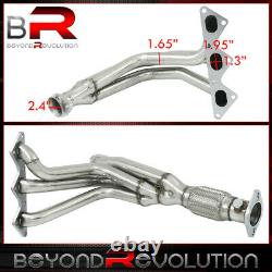 For 91-99 Mitsubishi 3000GT Performance 6-2-1 Design 3-PC Stainless Steel Exhaust Header Kit