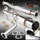 For 1992-2000 Honda Civic 60-65mm T304 Stainless Steel Catback Exhaust System