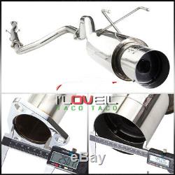 For 1992-2000 Honda Civic 60-65mm T304 Stainless Steel Catback Exhaust System