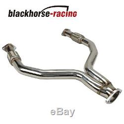 For 370z Z34/g37 V36 Vq37vhr 08-16 Stainless Racing X/y-pipe/downpipe Exhaust