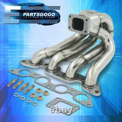 For 84-87 Toyota Corolla AE86 1.6L 4AGE Stainless Steel Turbo Exhaust Manifold