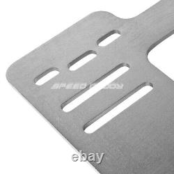 For 92-95 CIVIC Ej/eg Nrg Tensile Stainless Steel Racing Seat Mount Bracket Rail