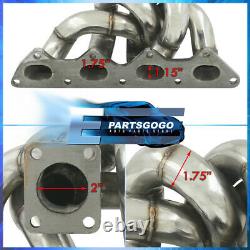 For 95-99 Mitsubishi Eclipse Talon 4G63 Stainless TD05 Header Turbo Manifold Kit