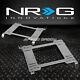 For 98-02 Accord Cg Nrg Tensile Stainless Steel Racing Seat Mount Bracket Rail