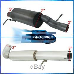 For 99-05 Jetta / Golf 1.8T Full 3 Gunmetal Turboback Catback Exhaust System