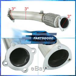 For 99-05 Jetta / Golf 1.8T Full 3 Gunmetal Turboback Catback Exhaust System