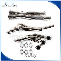 For Bmw 1984-1991 E30 3-series 2.5/2.7l Stainless Racing Manifold Header+y-pipe