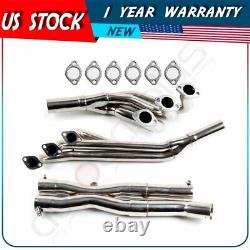 For Bmw 84-91 E30 3-series 2.5/2.7 Stainless Racing Manifold Header+y-pipe