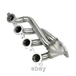For Chevy Camaro 6.2L V8 2010-15 Stainless Shorty Racing Exhaust Manifold Header