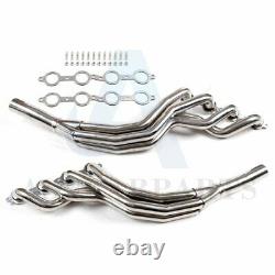 For Chevy Camaro SS 6.2L V8 Stainless Race Long Tube Headers Manifolds 2010-2015