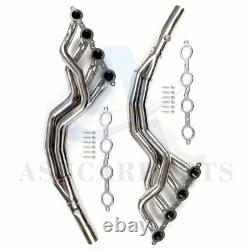 For Chevy Camaro SS 6.2L V8 Stainless Race Long Tube Headers Manifolds 2010-2015