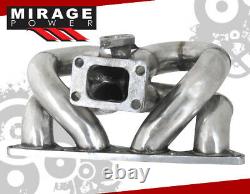 For Civic Integra B16 B18 B-Series Solid Stainless T3T4 Flange Turbo Manifold