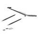 For Dodge Charger 15-20 Cipher Auto Racing Harness Bar, Polished Stainless Steel