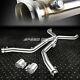 For Ford 11-14 Mustang S197 Ii 3.7 V6 Stainless Racing Exhaust X/y-pipe Downpipe