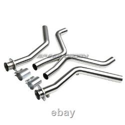 For Ford 11-14 Mustang S197 II 3.7 V6 Stainless Racing Exhaust X/y-pipe Downpipe