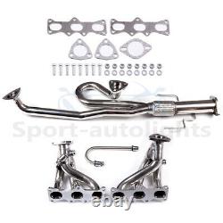 For Ford Mazda Mx6 Ls V6 Dohc 2.5 Stainless Steel Racing Header Exhaust Manifold