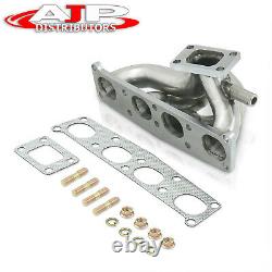 For Mazda 1.8L FP 2.0L FS T2 T25 T28 Steel Racing Turbo Manifold Headers