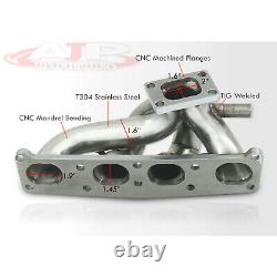 For Mazda 1.8L FP 2.0L FS T2 T25 T28 Steel Racing Turbo Manifold Headers