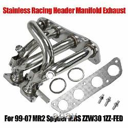 For Mr2 Spyder Mrs Zzw30 1zz-fed 99-07 Stainless Racing Header Manifold Exhaust
