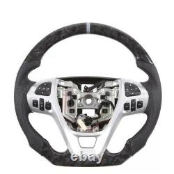 Ford Edge Carbon Fiber Steering Wheel Flat Bottom Racing