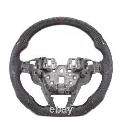 Ford Fusion / Mondeo / Edge Carbon Fiber Steering Wheel Flat Bottom Racing